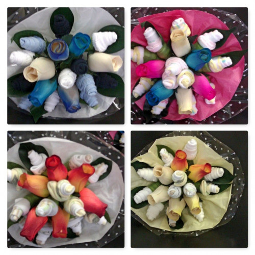 6 Pair Baby Sock Bouquet